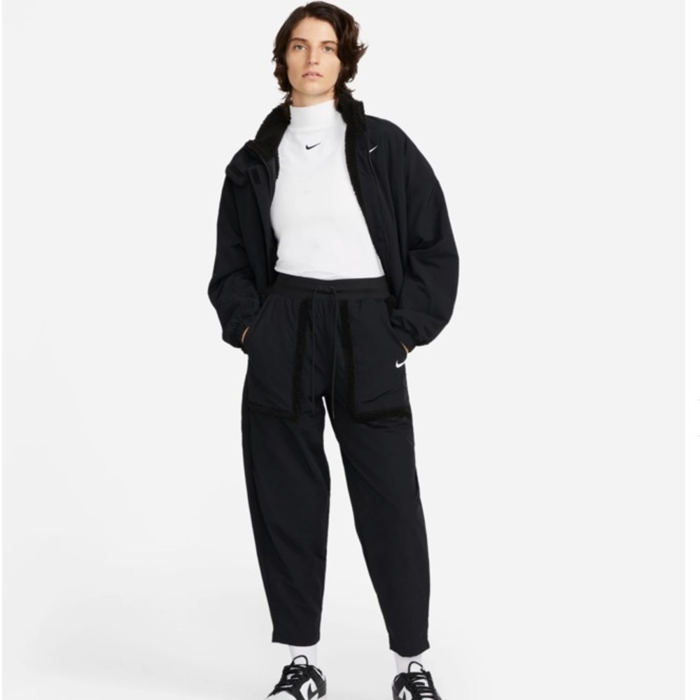 Nike Women's Sportswear Essential Woven High Rise Pants Sz Small
